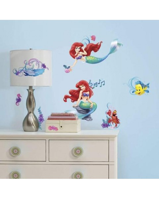 Room Mates Αυτοκόλλητα τοίχου "Μικρές Γοργόνες" RΜΚ2347