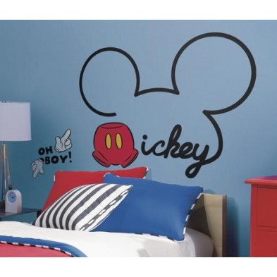 RoomMates Αυτοκόλλητα τοίχου "Mickey υπογραφή" RΜΚ2560