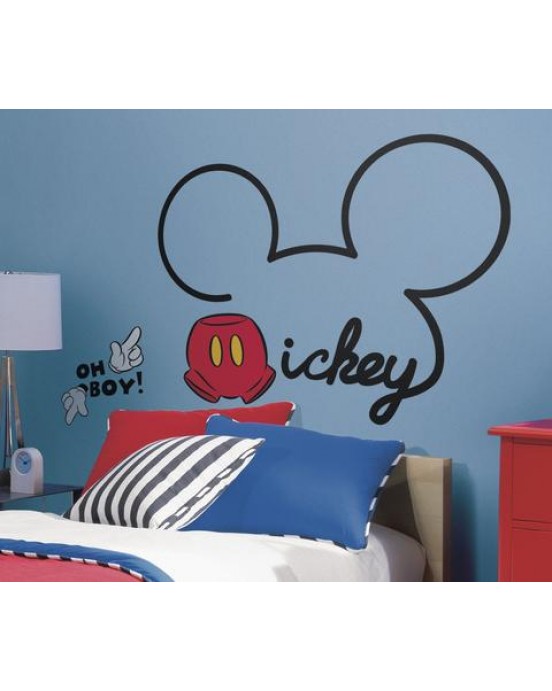 RoomMates Αυτοκόλλητα τοίχου "Mickey υπογραφή" RΜΚ2560