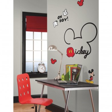 RoomMates Αυτοκόλλητα τοίχου "Mickey υπογραφή" RΜΚ2560