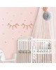RoomMates Αυτοκόλλητα τοίχου glitter "Βλεφαρίδες" RΜΚ3630