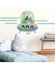 RoomMates Αυτοκόλλητα τοίχου "Ζωάκια-ufo" RΜΚ4116