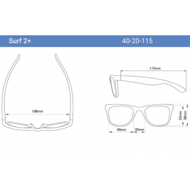 Real Shades Παιδικά γυαλιά ηλίου  Surf Toddler 2-4 ετών Berry Gloss RS-2SURBER