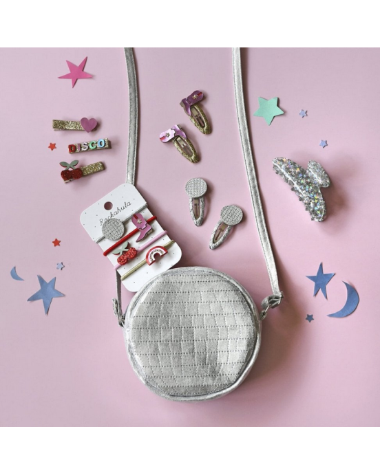 Rockahula Σετ 3 παιδικά κλιπσάκια Disco H2418M