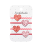 Rockahula Παιδικά λαστιχάκια καρδούλες γκλίτερ H2378R