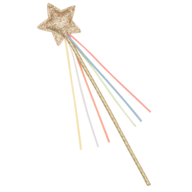 Rainbow Glitter Star Wand w218M
