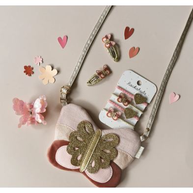 Rockahula Παιδικά λαστιχάκια Πεταλουδίτσες γκλίτερ H2428P