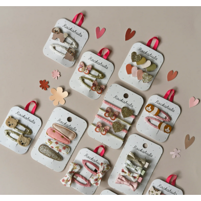 Rockahula Elsie Fabric Clip Set H2463P