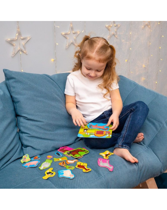 Roter Kafer Μαγνητικό σετ “Θαλάσσιος κόσμος” με πίνακα RK2090-05