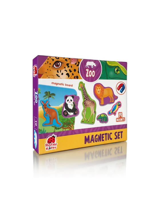 Roter Kafer Μαγνητικό σετ "Ζωολογικός Κήπος" με πίνακα RK2090-02