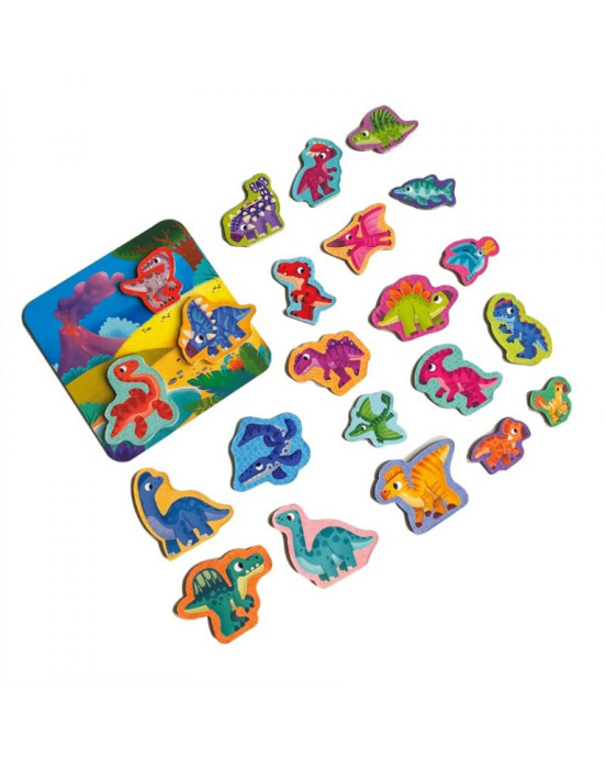 Roter Kafer Μαγνητικό σετ “Δεινόσαυροι” με πίνακα  RK2090-03