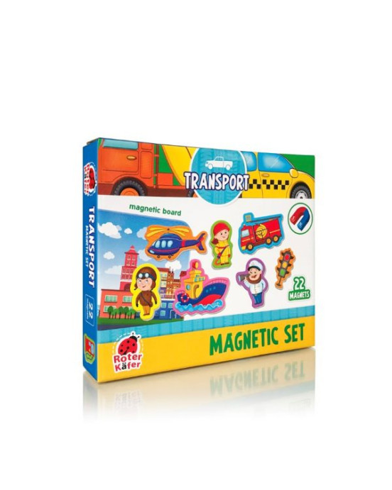 Roter Kafer Μαγνητικό σετ “Μέσα Μεταφοράς” με πίνακα  RK2090-04 