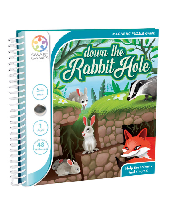 Smartgames επιτραπέζιο μαγνητικό Down The Rabbit Hole (48 challenges)