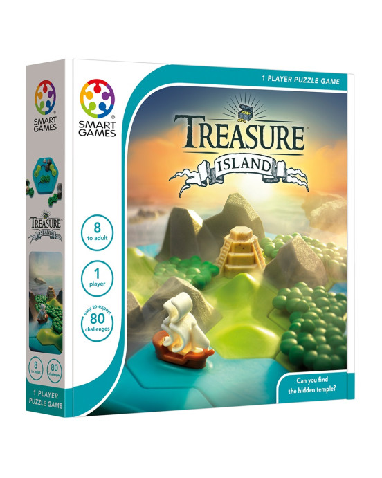 Smartgames Επιτραπέζιο Το νησί του θησαυρού (80 challenges) 152444