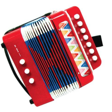 Svoora Ακορντεόν με 7 Πλήκτρα Κόκκινο 58001
