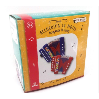 Svoora Ακορντεόν με 7 Πλήκτρα Κόκκινο 58001
