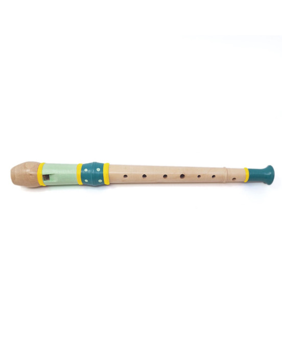 Svoora Ξύλινη Φλογέρα "Παγώνι" Μπλε 14055