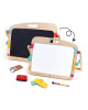 Svoora ξύλινος πίνακας 2 όψεων για κιμωλία και μαρκαδόρο 'Flip & Draw' 03051