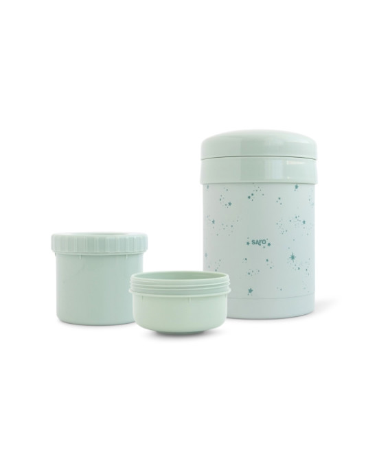 Saro Θερμός Φαγητού με δοχεία Stars Μέντα 700ml  52399