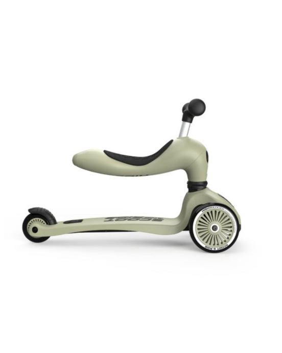 Scoot & Rid Παιδικό Πατίνι HighWay Kick 1 Olive 00001