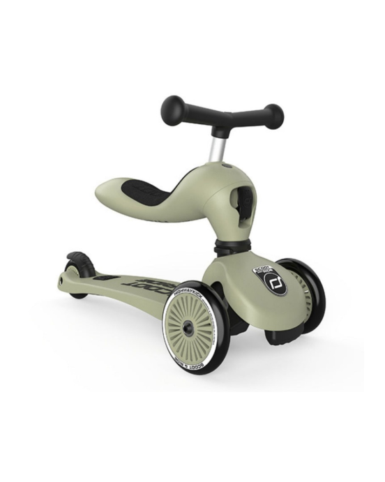 Scoot & Rid Παιδικό Πατίνι HighWay Kick 1 Olive 00001