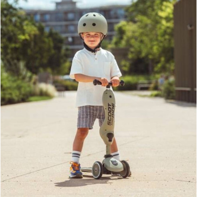 Scoot & Rid Παιδικό Πατίνι HighWay Kick 1 Olive 00001