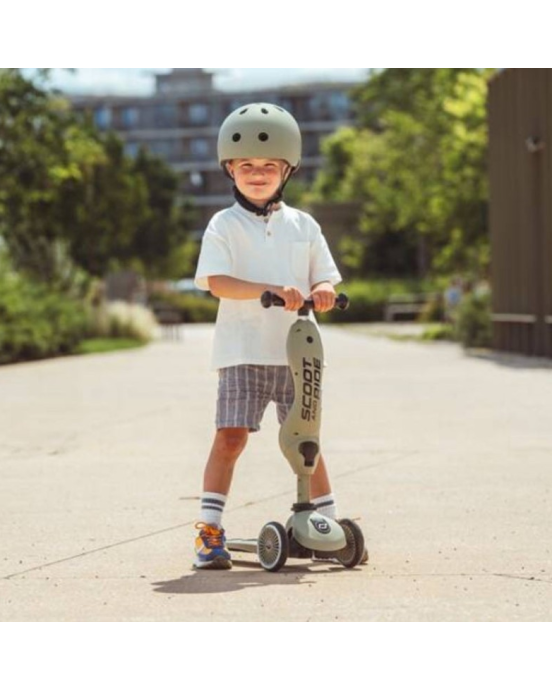 Scoot & Rid Παιδικό Πατίνι HighWay Kick 1 Olive 00001