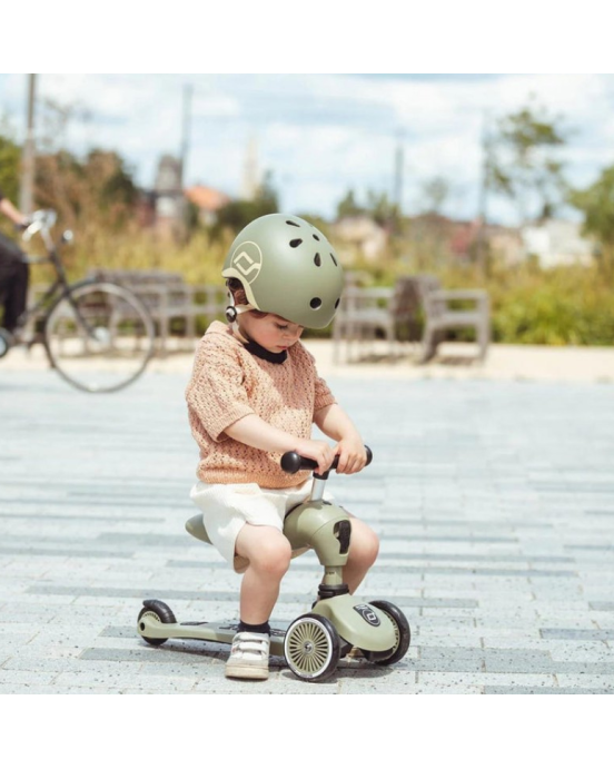 Scoot & Rid Παιδικό Πατίνι HighWay Kick 1 Olive 00001