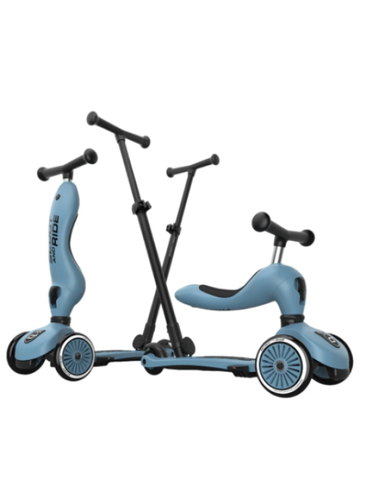 Scoot and Ride. Πατίνι Highway Kick 1 Push and Go steel 00071