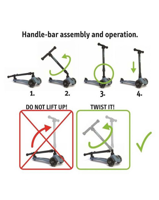 Scoot and Ride Πατίνι Highwaykick 3 Led Forest 96345