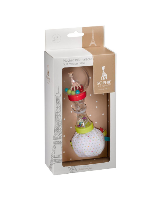 Sophie la Girafe Μαλακή μαράκα κουδουνίστρα S010168