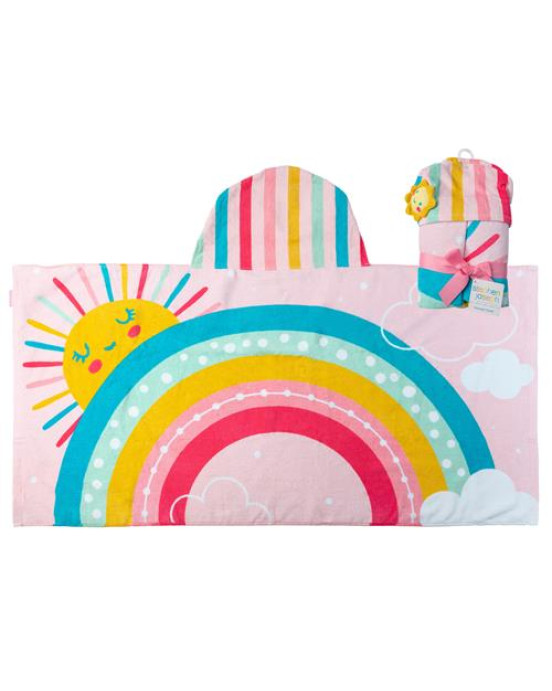 Stephen Joseph Πετσέτα με κουκούλα Ουράνιο Τόξο 60 x 117cm SJ100418