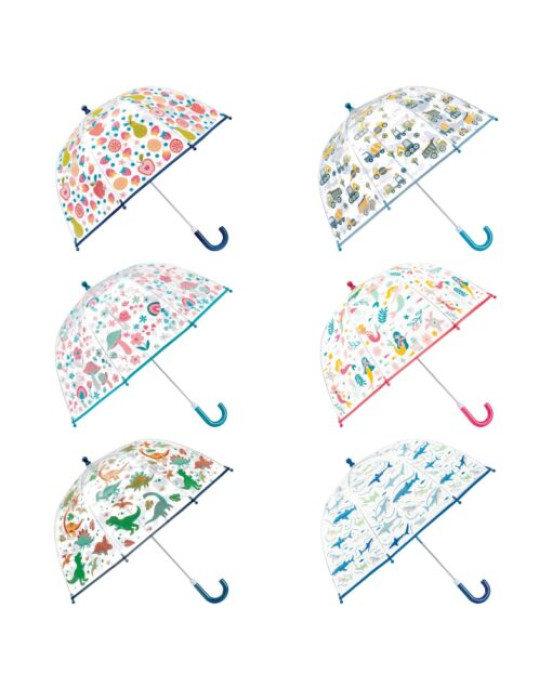 Stephen Joseph Παιδική Ομπρέλα Διάφανη που αλλάξει χρώμα, Mermaid SJ130228