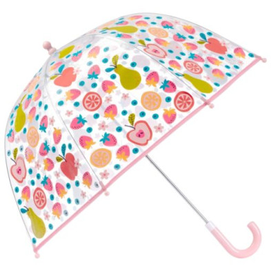 Stephen Joseph Παιδική Ομπρέλα Διάφανη που αλλάξει χρώμα, Fruit SJ130202