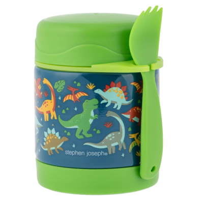 Stephen Joseph Θερμός Δοχείο Φαγητού Με Πιρούνι, Dino SJ130459