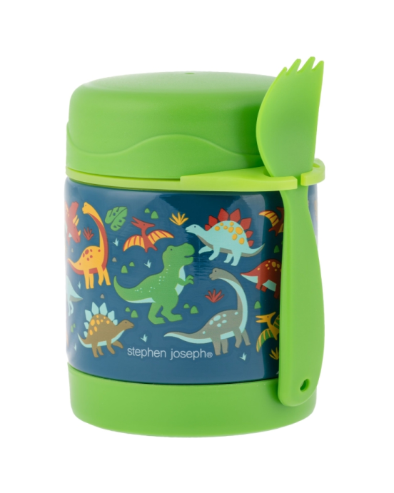 Stephen Joseph Θερμός Δοχείο Φαγητού Με Πιρούνι, Dino SJ130459