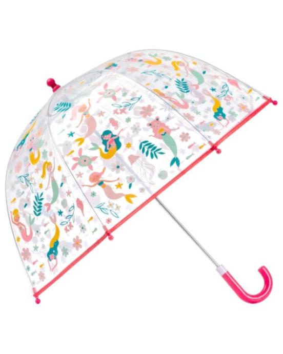 Stephen Joseph Παιδική Ομπρέλα Διάφανη που αλλάξει χρώμα, Mermaid SJ130228