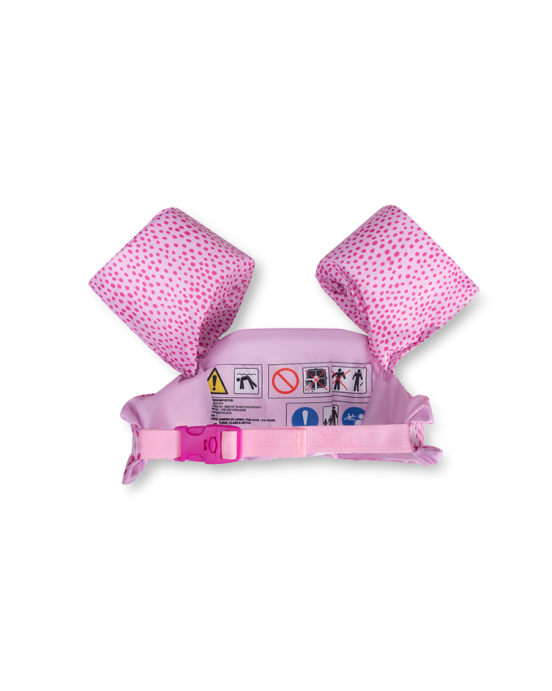 Swim Essentials: Μπρατσάκια με έξτρα θωρακική ενίσχυση για παιδιά με βάρος 15-30 κιλά - "Pink with Dots" SWE-2024SE1003