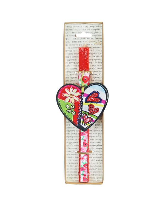 Synchronia Λαμπάδα Καρδιά bloom - Κοραλλί LA23022A