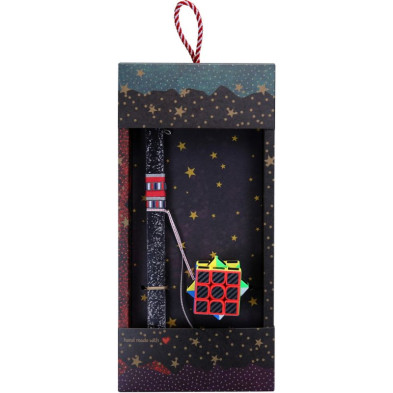 Synchronia Λαμπάδα Κύβος - Μαύρο LA25029B