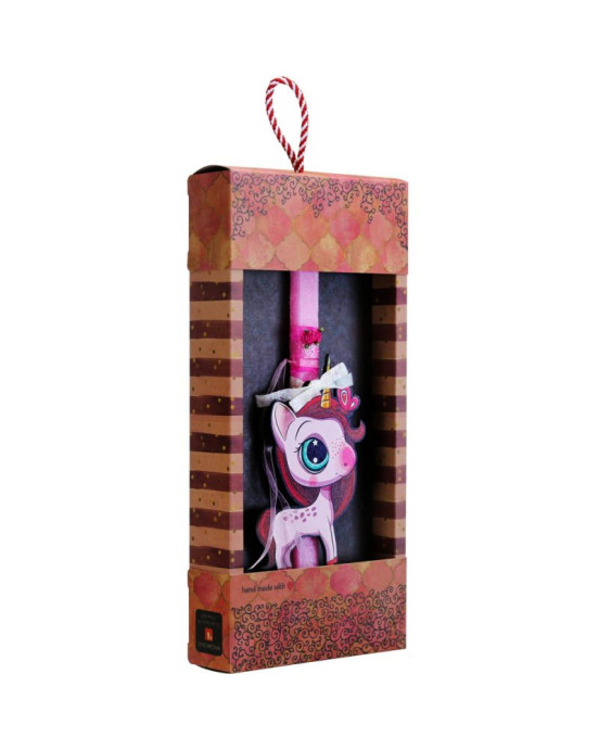 Synchronia Λαμπάδα Μονόκερος - Butterfly LA23039B