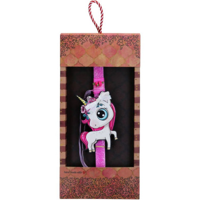 Synchronia Λαμπάδα Μονόκερος - Flowers LA23039A