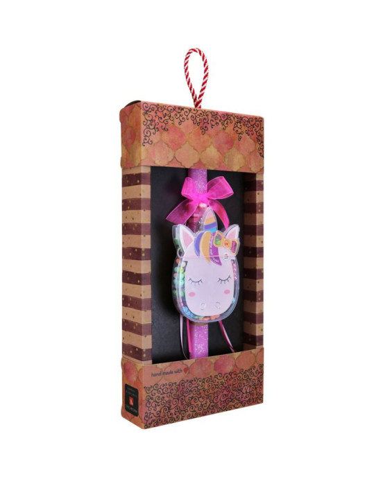 Synchronia Λαμπάδα Σετ κοσμημάτων DIY - Μονόκερος Γάτα LA25008A