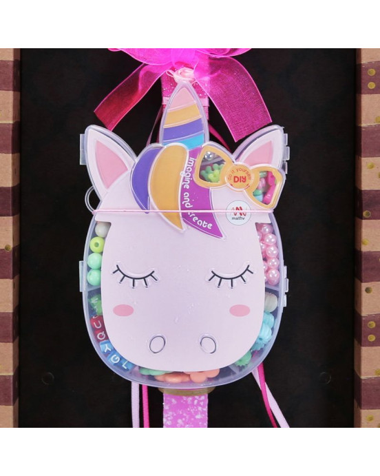 Synchronia Λαμπάδα Σετ κοσμημάτων DIY - Μονόκερος Γάτα LA25008A