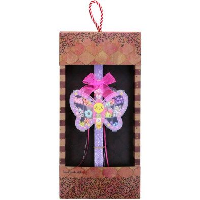 Synchronia Λαμπάδα Σετ κοσμημάτων DIY - Πεταλούδα LA25008D