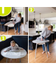 Tidy Tot Σετ Σαλιάρας - Δίσκου Dove Grey Bib & Tray Kit SKU104