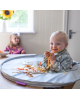 Tidy Tot Σετ Σαλιάρας - Δίσκου Dove Grey Bib & Tray Kit SKU104