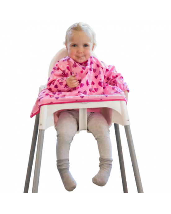 Tidy Tot Cover & Catch Bib Hearts CCLH