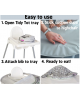 Tidy Tot Σετ Σαλιάρας - Δίσκου Sage Green Bib & Tray Kit BTK21SG
