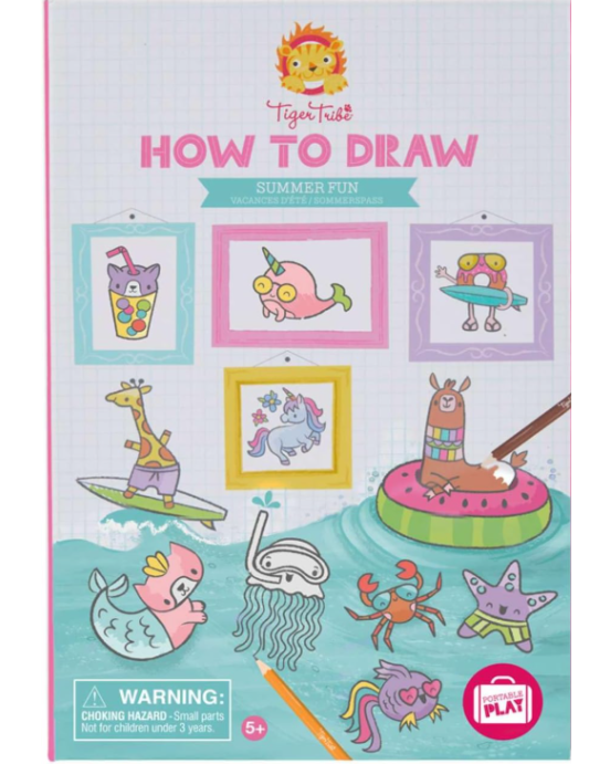 Tiger Tribe How To Draw - Summer Fun Drawing Set BER-3760276